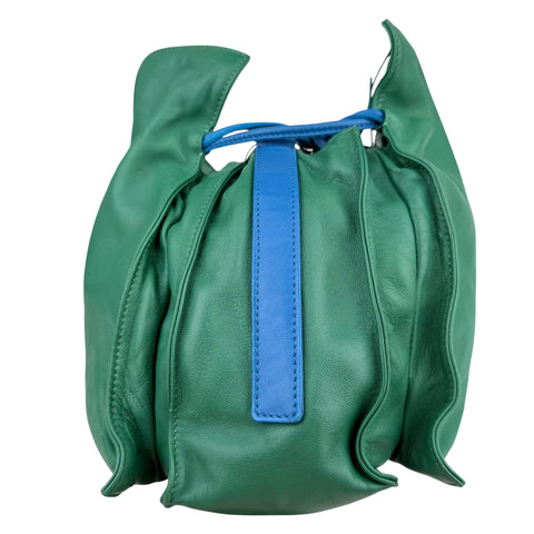 Loewe Green Flamenco leather shoulder bag