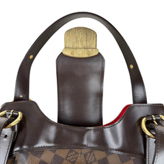 Pre-owned louis-vuitton-sistina-damier-ebene-canvas-shoulder-bag-front
