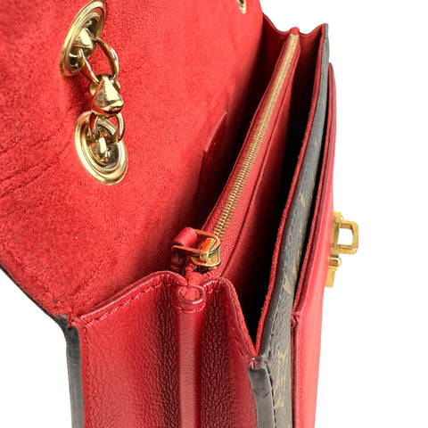 Louis Vuitton Victoire Handbag Monogram Canvas and Leather shoulder bag