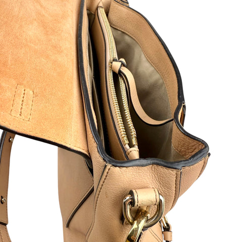 Chloe Medium Faye Day Bag  Nude Leather