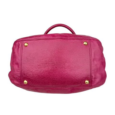 Miu Miu Vitello Lux Mini Bow Bag