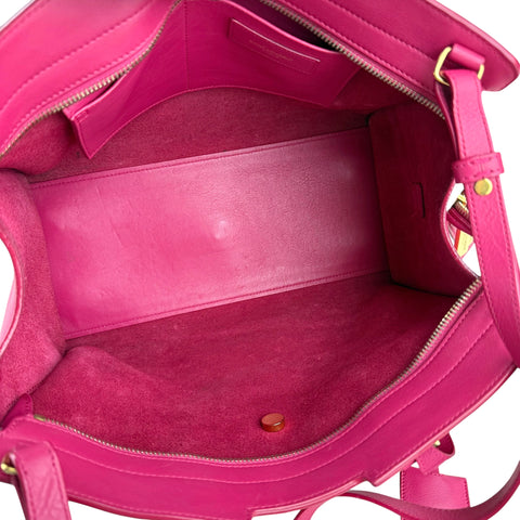 Saint Laurent Petit Cabas Y-line Shoulder Bag Pink