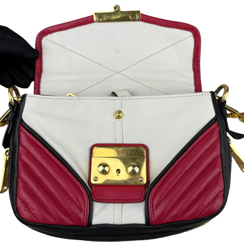 Miu Miu Confidential napa Biker bag