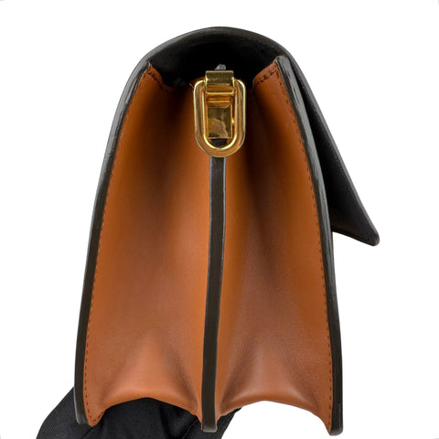 Louis Vuitton LV Dauphine MM Shoulder Bag Monogram Reverse Brown