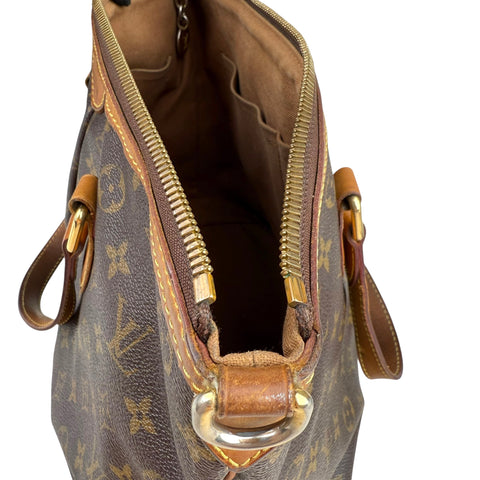 Louis Vuitton Palermo Shoulder Bag Brown Canvas