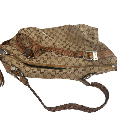 Gucci GG Canvas Bamboo Bar Large