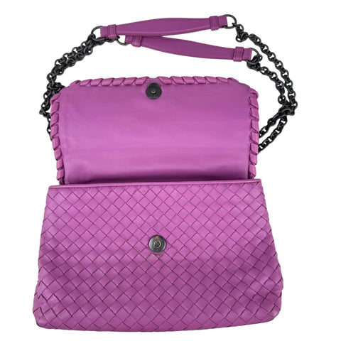 Bottega Veneta Nappa Intrecciato Olimpia crossbody bag