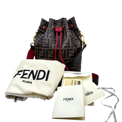 Fendi Mini Zucca Mon Tresor Bucket Bag