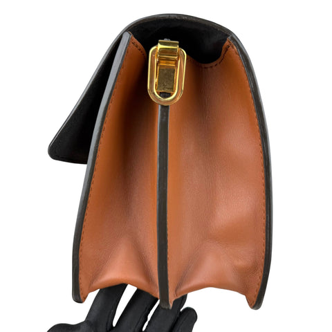 Louis Vuitton LV Dauphine MM Shoulder Bag Monogram Reverse Brown