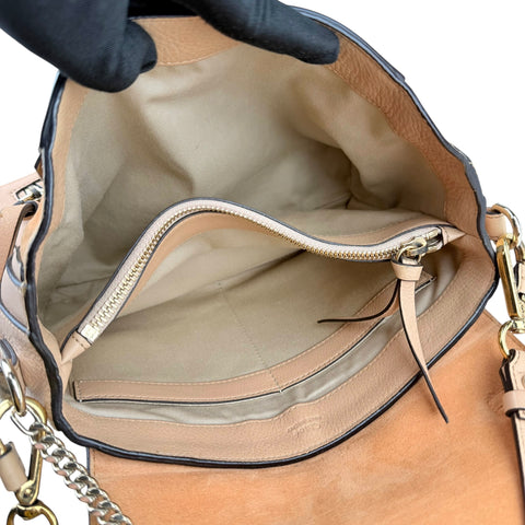 Chloe Medium Faye Day Bag  Nude Leather