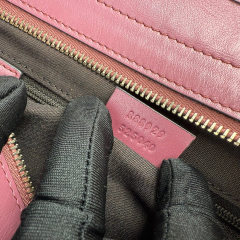 Gucci GG Monogram Medium Joy Tote Peonia Flower