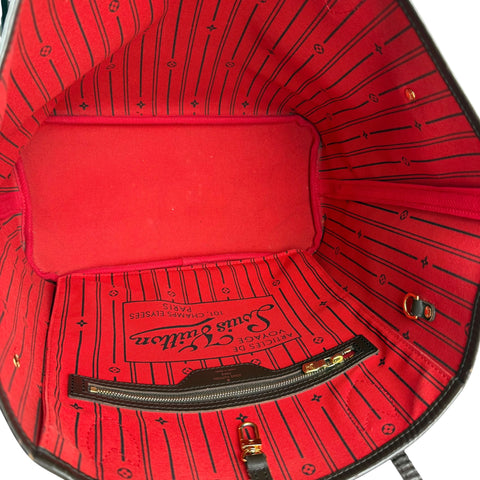 Louis Vuitton Neverfull MM in Damier Ebene Canvas