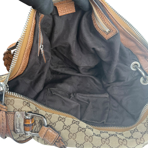 Gucci GG Canvas Bamboo Bar Large
