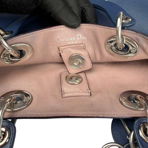 Dior Calfskin Diorissimo Medium Blue