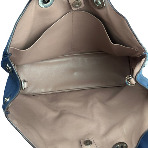 Dior Calfskin Diorissimo Medium Blue