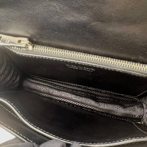 Prada Elektra Shoulder Bag Studded Leather Small