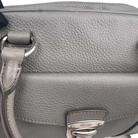 Prada Vitello Daino Zip Top satchel
