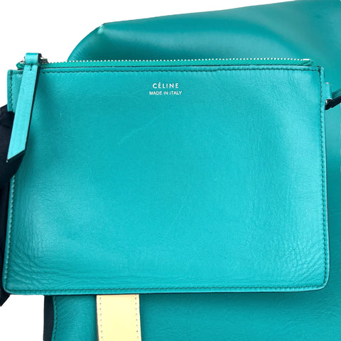 Celine Hobo in Blue Leather