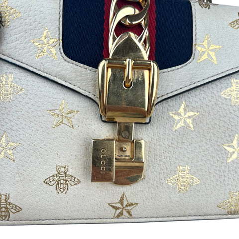 Gucci Sylvie Top Handle leather handbag
