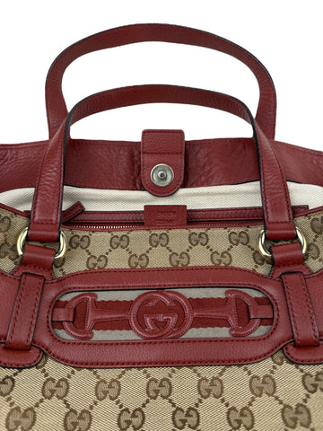 Gucci Medium GG Canvas Dressage Tote