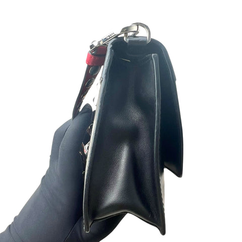Prada Elektra Shoulder Bag Studded Leather Small