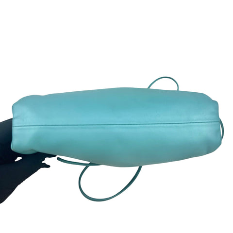 Bottega Veneta Mini Pouch Teal Leather Crossbody Clutch Bag Blue Light blueBotte