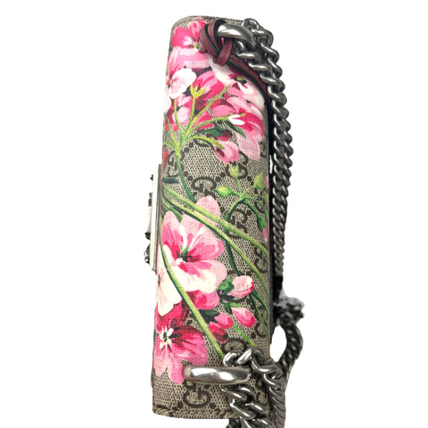 Gucci Supreme Bloom Supreme Padlock Shoulder Bag