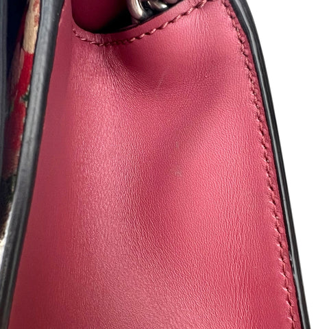 Gucci Supreme Bloom Supreme Padlock Shoulder Bag