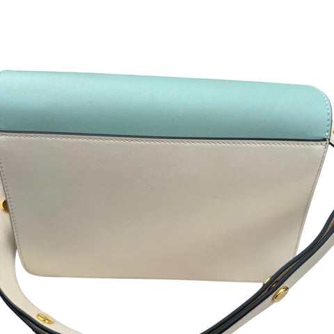 Marni Medium Colorblocked Leather Trunk Shoulder and Crossbody Bag