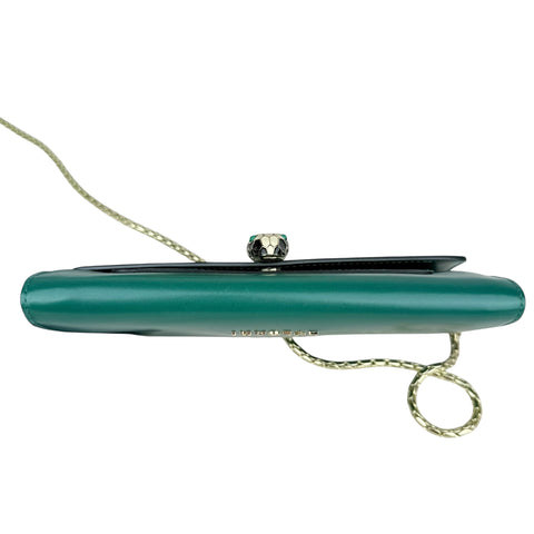 Bvlgari Green Serpenti Forever Chain Wallet