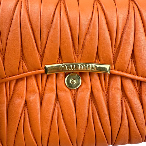 Miu Miu nappa chain flap crossbody