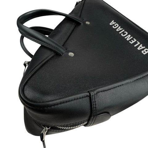 Balenciaga Triangle Leather Handbag with Logo