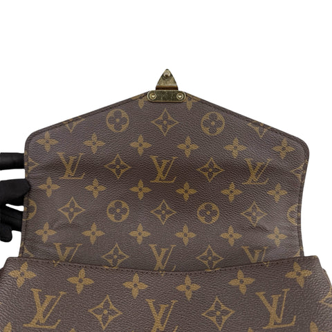 Louis Vuitton Pochette Métis Shoulder Bag Brown Canvas