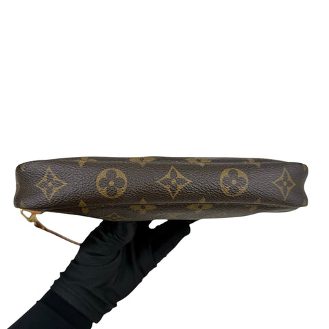 Louis Vuitton Pochette Accessoires Shoulder Bag Brown Canvas