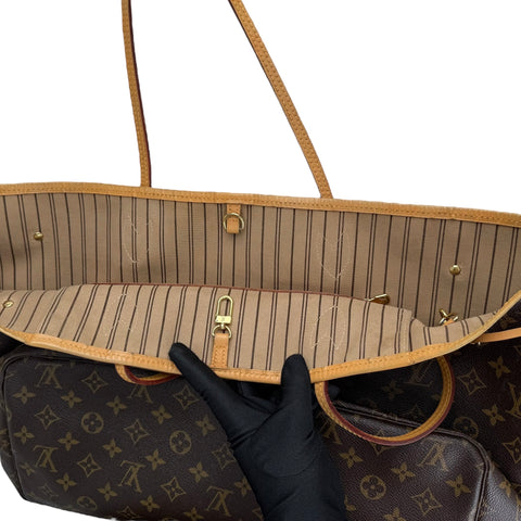 Louis Vuitton Neverfull Tote GM Brown Canvas Monogram