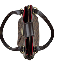 Pre-owned louis-vuitton-sistina-damier-ebene-canvas-shoulder-bag-front