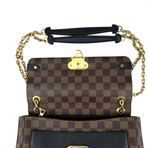 Louis Vuitton Vavin Shoulder Bag PM Black Damier Ebene Canvas