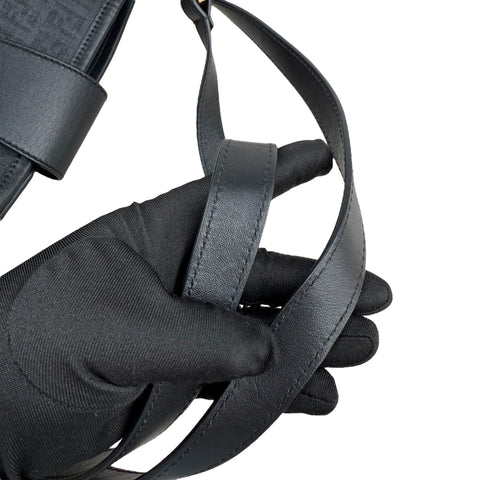 Fendi Black Zucca Coated Canvas Tote