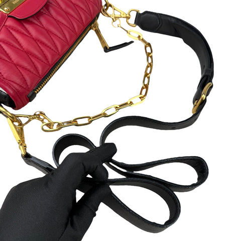 Miu Miu Confidential napa Biker bag