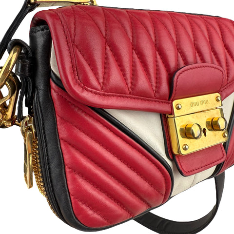 Miu Miu Confidential napa Biker bag
