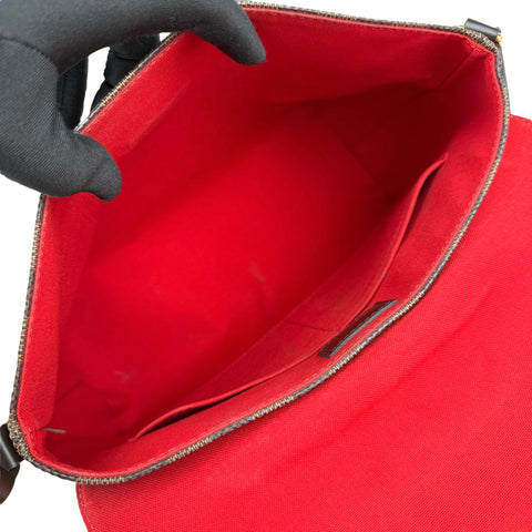 Louis Vuitton Besace Roseberry Shoulder Bag Brown Leather