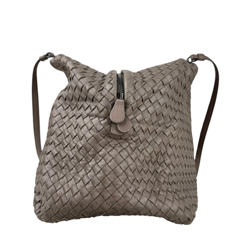 Bottega Veneta Brown Intrecciato Cesta Tote Dark brown