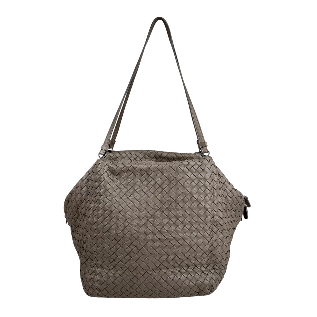 Bottega Veneta Brown Intrecciato Cesta Tote Dark brown