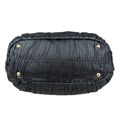 Prada Leather Gaufre Shopping Handbag