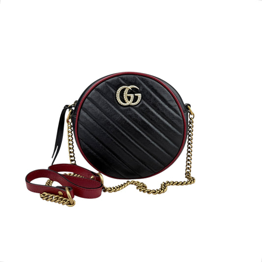 Gucci GG Marmont Mini Round Shoulder Bag