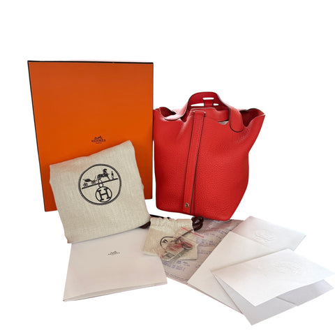 Hermès Clemence Picotin Lock 18