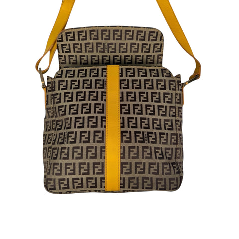 Fendi Zucchino FF Messenger Bag