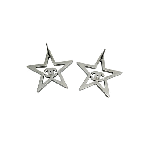 Chanel Strass Star Earrings