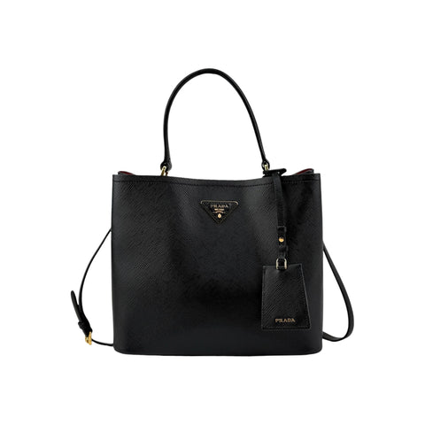 Prada Saffiano Leather Panier Top-Handle Bag