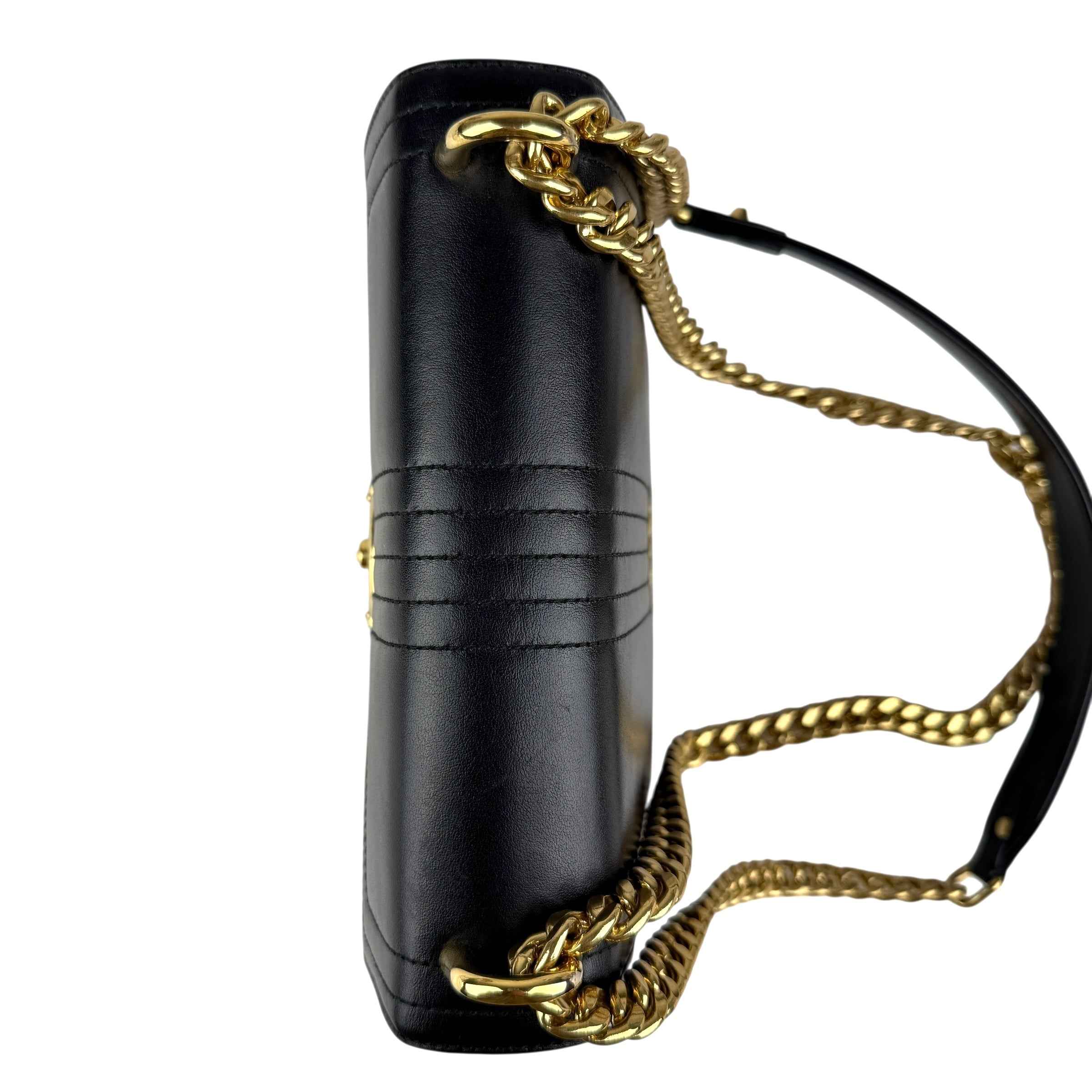 Prada Padlock Chain Black crossbody bag